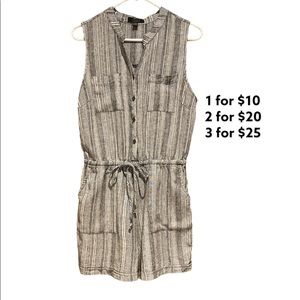 Gray romper size medium